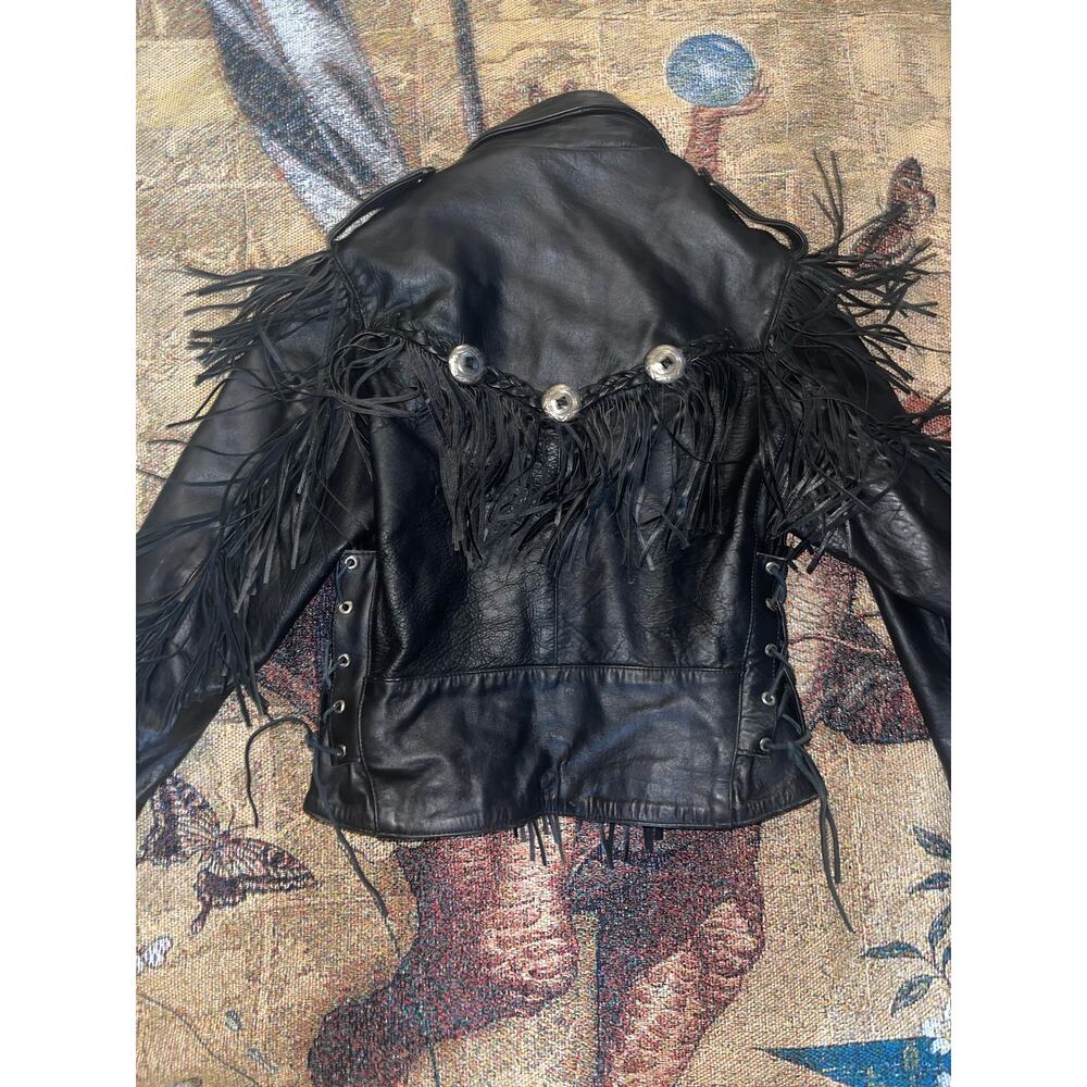 Rare first top leather jacket medium 80s/90s